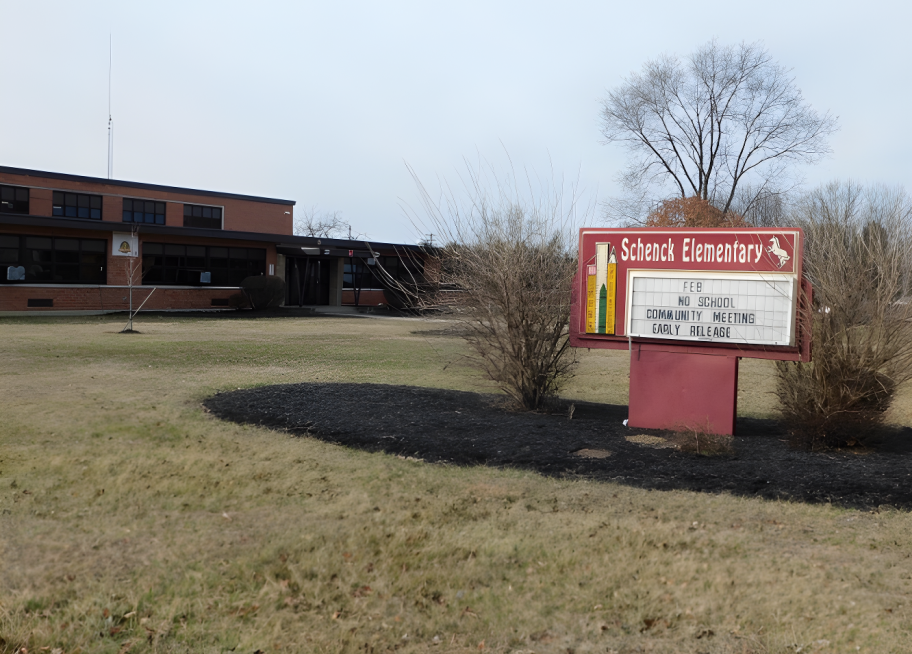 Schenck Elementary School sign